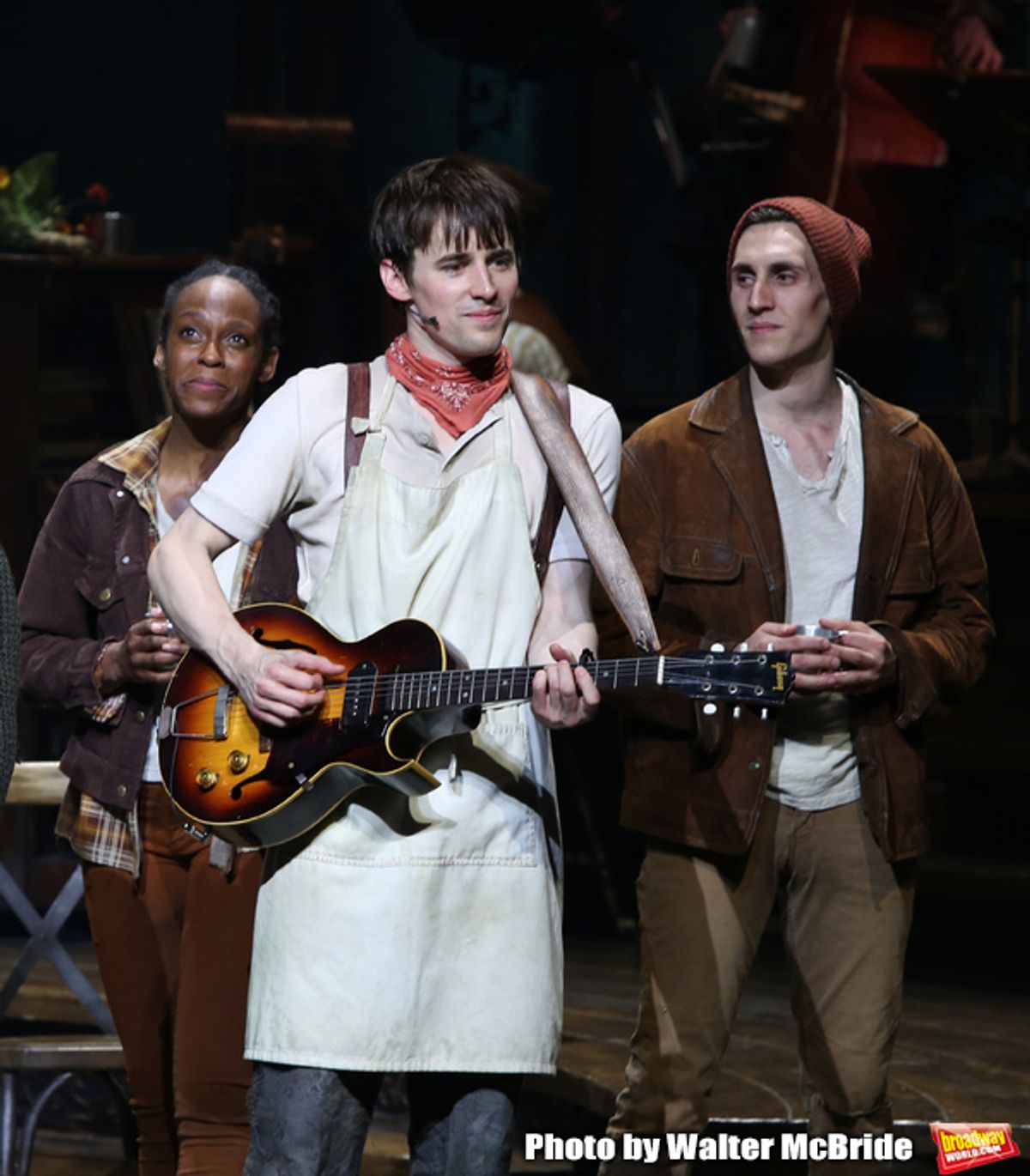 Kimberly Marable, Reeve Carney and John Krause  at 