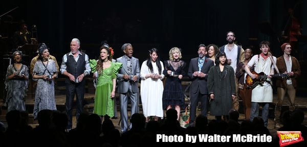 Patrick Page, Amber Gray, Andre De Shields, Rachel Clavkin, Anais Mitchell, David Neu Photo