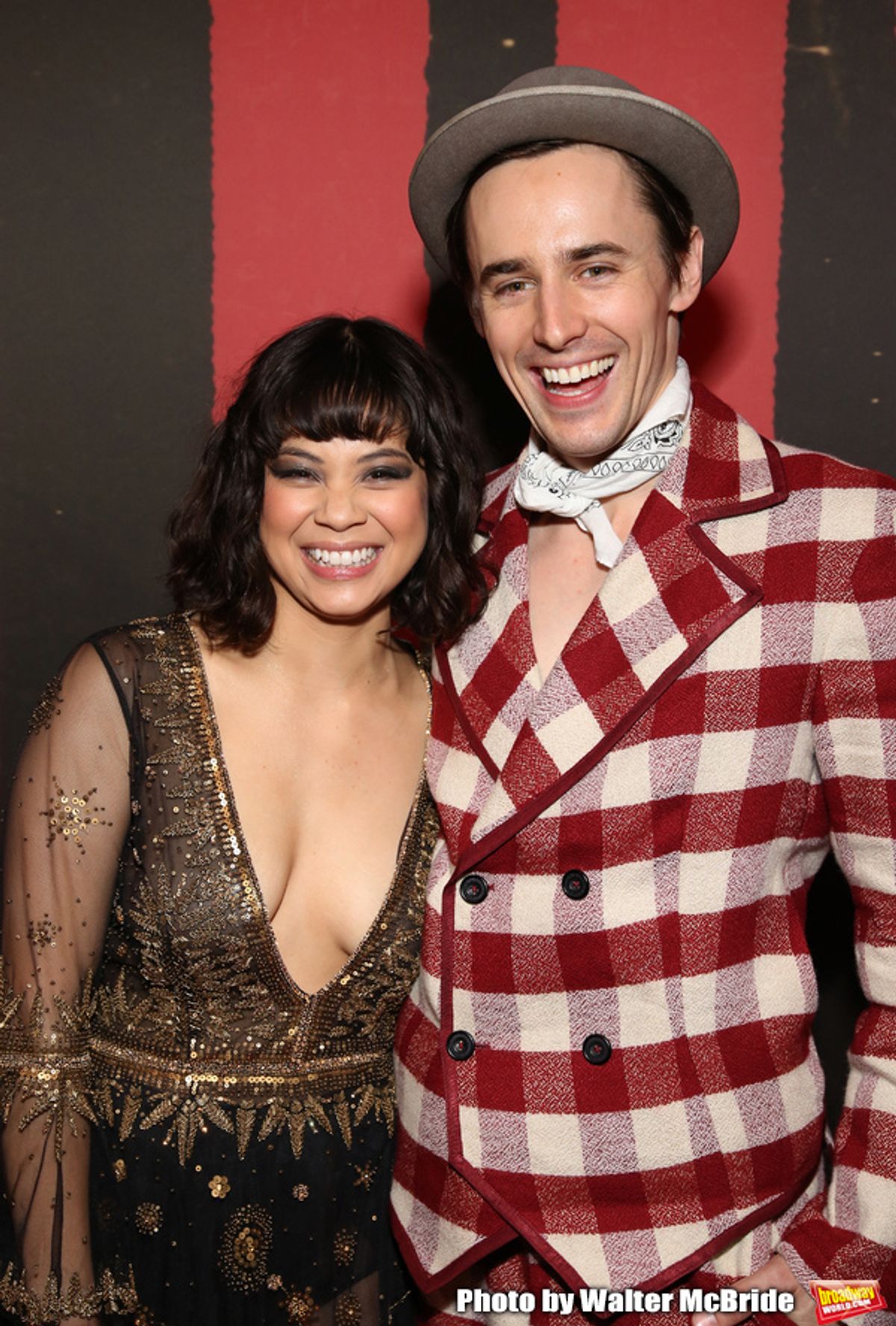 Eva Noblezada and Reeve Carney at 