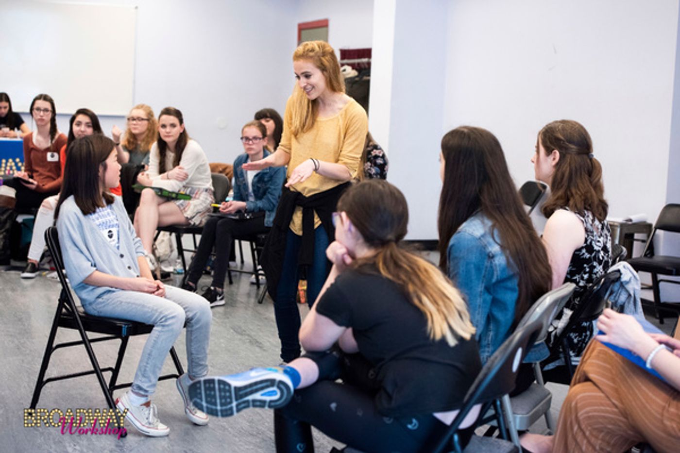 Photo Flash:  Christy Altomare Teaches Master Class at Broadway Workshop  Image