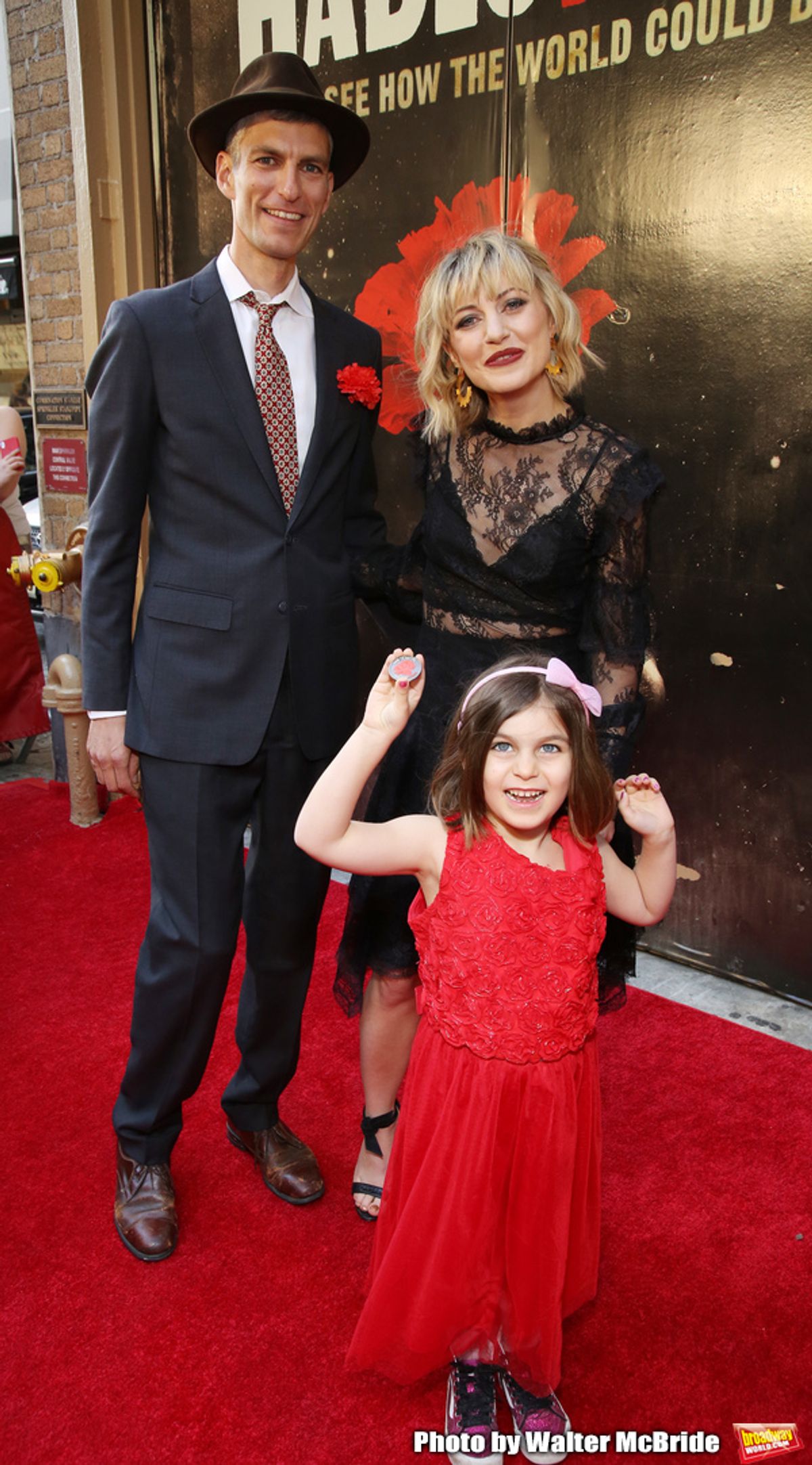 Anais Mitchell and family at 