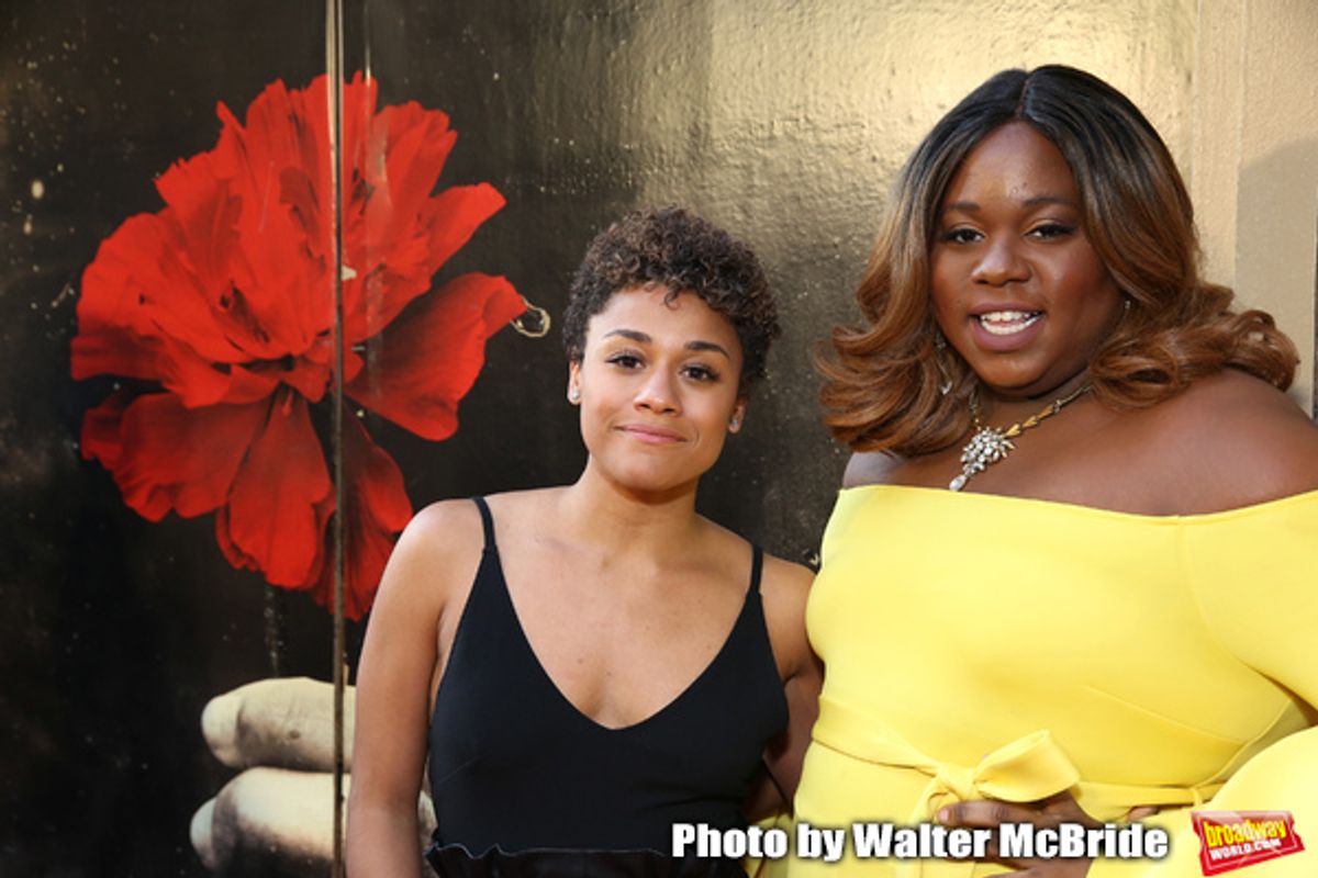 Ariana DeBose and Alex Newell at 