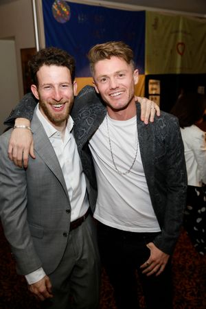 From left, cast member Nick Blaemire and choreographer Spencer Liff after the opening night performance of â€"Falsettos†at Center Theatre Group/Ahmanson Theatre on April 17, 2019 in Los Angeles, California. (Photo by Ryan Miller/Capture Imaging) @ BroadwayWorld From left, cast member Nick Blaemire and choreographer Spencer Liff after the opening Photo