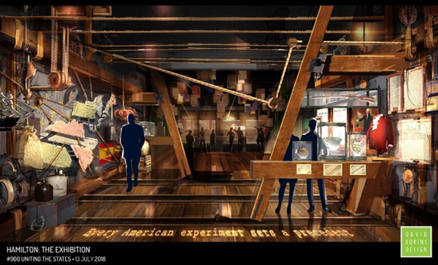 Photo Flash: Get A First Look At Renderings For HAMILTON: THE EXHIBITION in Chicago  Image
