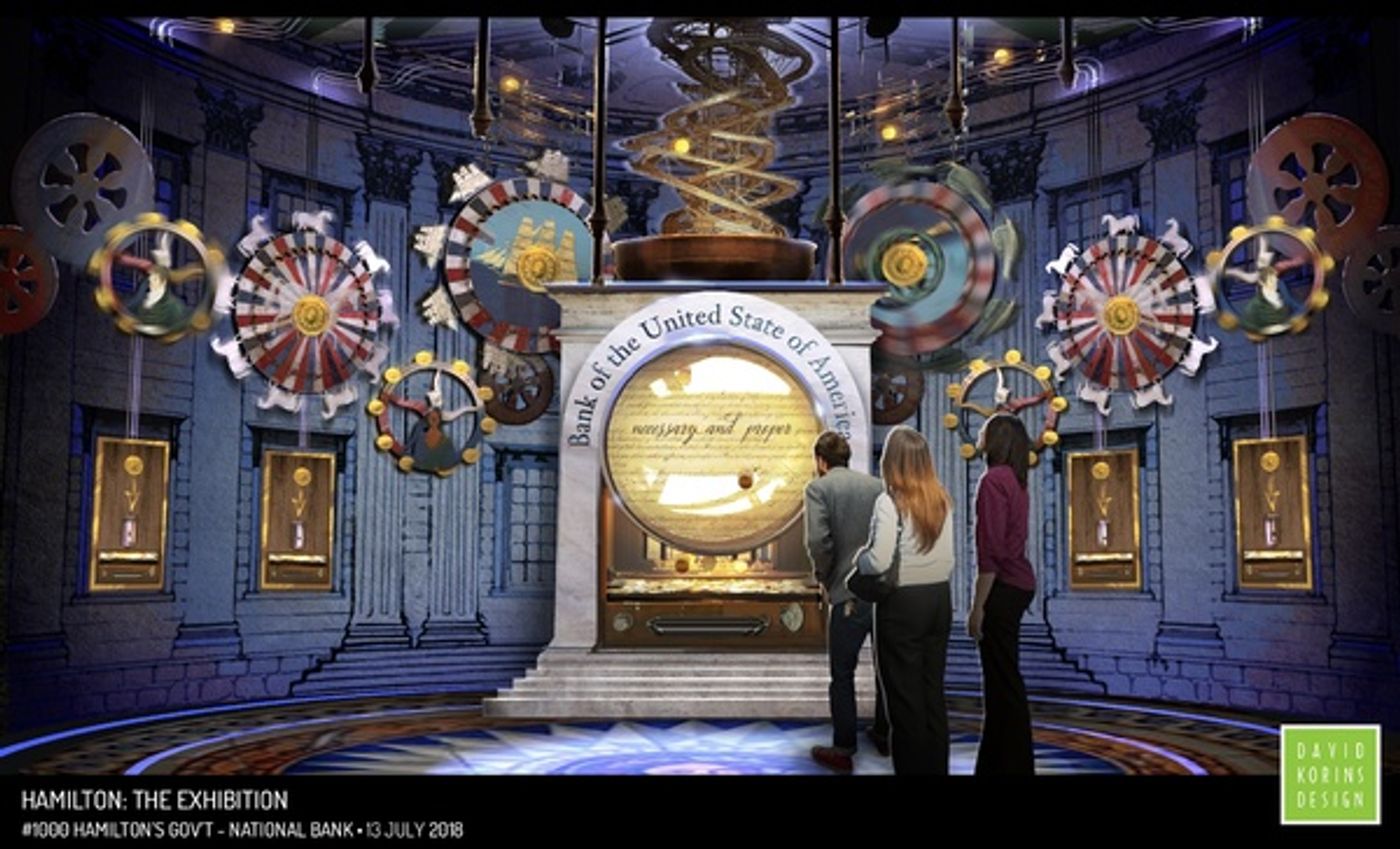 Photo Flash: Get A First Look At Renderings For HAMILTON: THE EXHIBITION in Chicago  Image