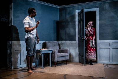 Steve Yockey - James Creque as Nick - Eileen Earnest as Brian Photo