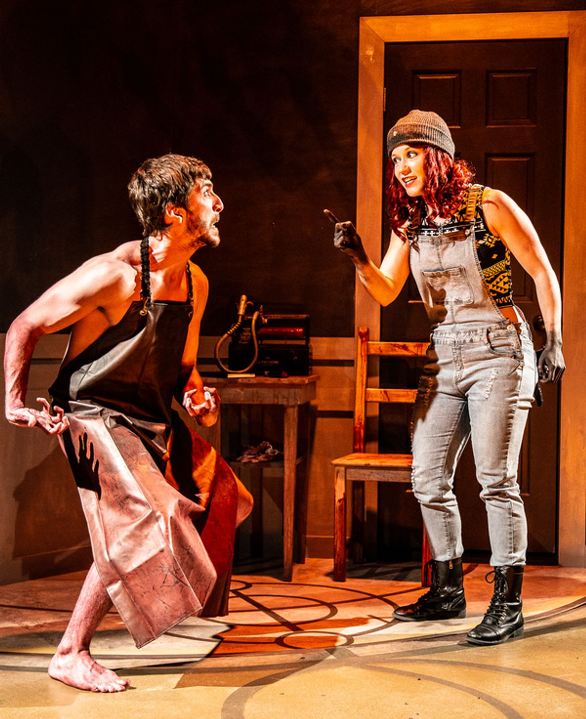 Patrick E. Phillips as Sam -Tess Talbot as Alicia at 