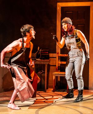 Patrick E. Phillips as Sam -Tess Talbot as Alicia Photo