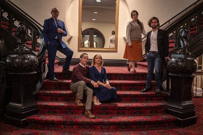 Jon Van Middlesworth (Toby), Christopher Marshall (George), Emily Belvo (Hedda), Kati Photo