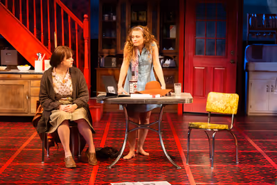 Melissa Pritchett as Lenny Magrath and Skyler Sinclair as Babe Botrelle Photo