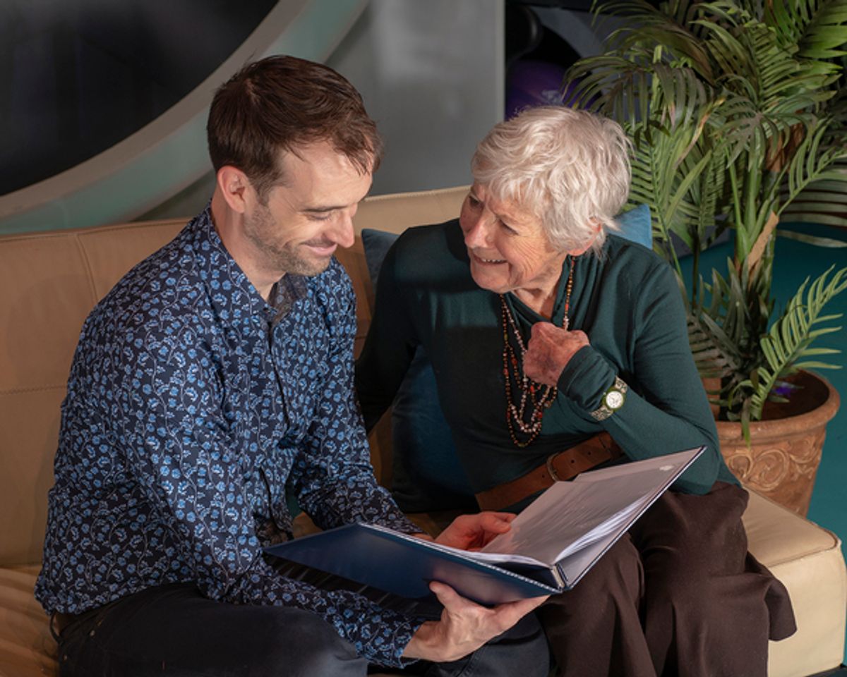 Jordan Berman, Joy Carlin at 