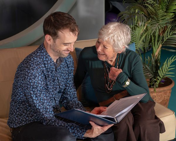 Jordan Berman, Joy Carlin Photo