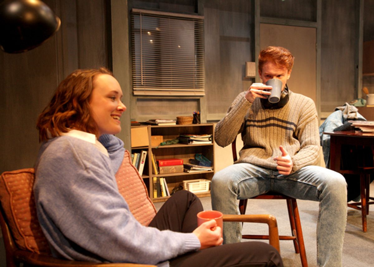 Jessica Erin Martin (as Kyra) and Sam Bullington (as Edward) at 