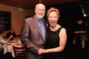 Paul Hebron and Jennifer Barnhart. Photo by Lia Chang @ BroadwayWorld Paul Hebron and Jennifer Barnhart. Photo by Lia Chang Photo