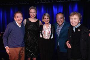 Bob McGrath, Jennifer Barnhart, Carole Delgado, Alan Muraoka, Ann McGrath. Photo by Lia Chang @ BroadwayWorld Bob McGrath, Jennifer Barnhart, Carole Delgado, Alan Muraoka, Ann McGrath. Photo by L Photo