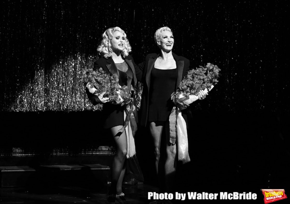 Christie Brinkley and Amra-Faye Wright at 