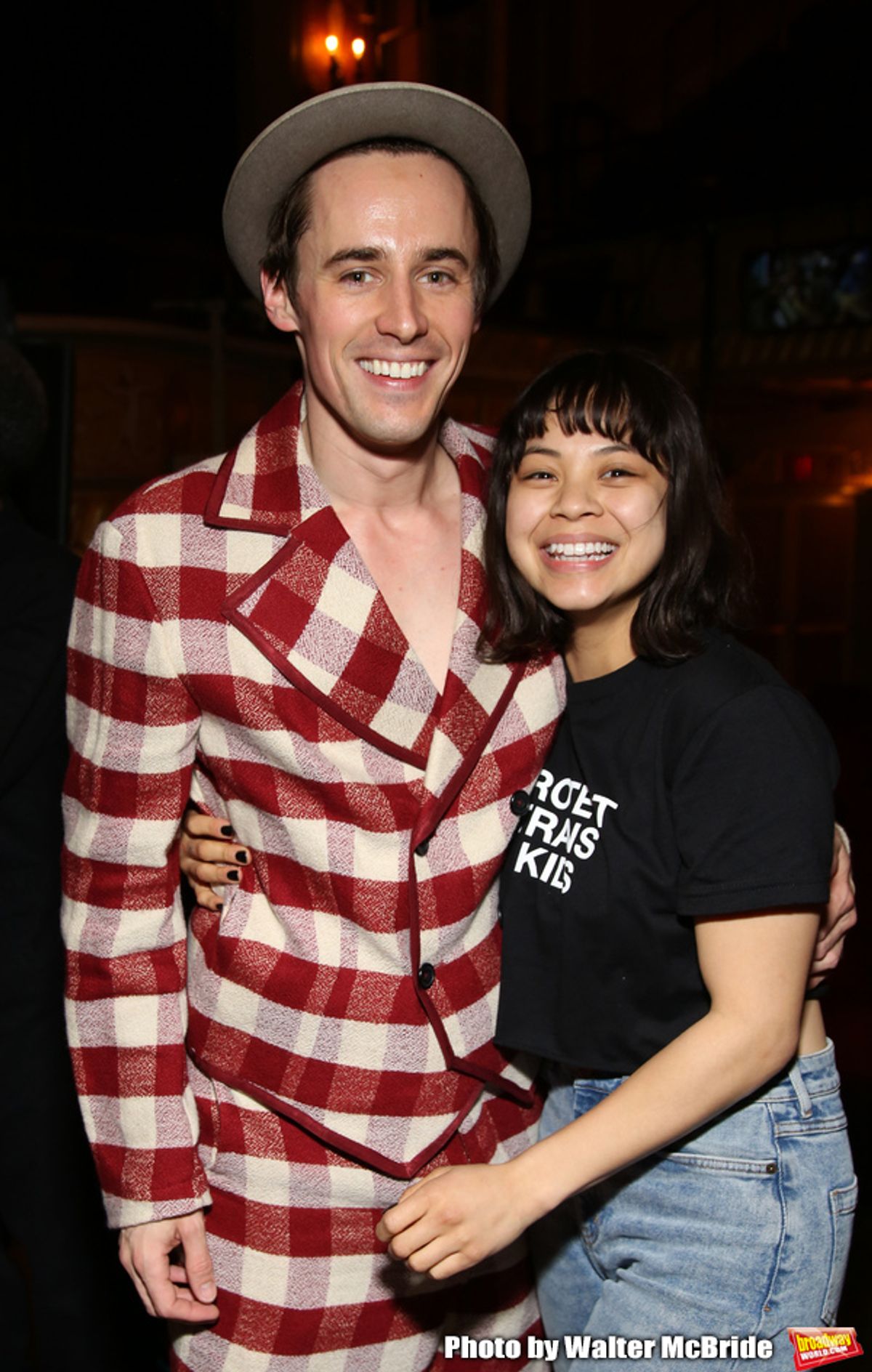 Reeve Carney and Eva Noblezada  at 