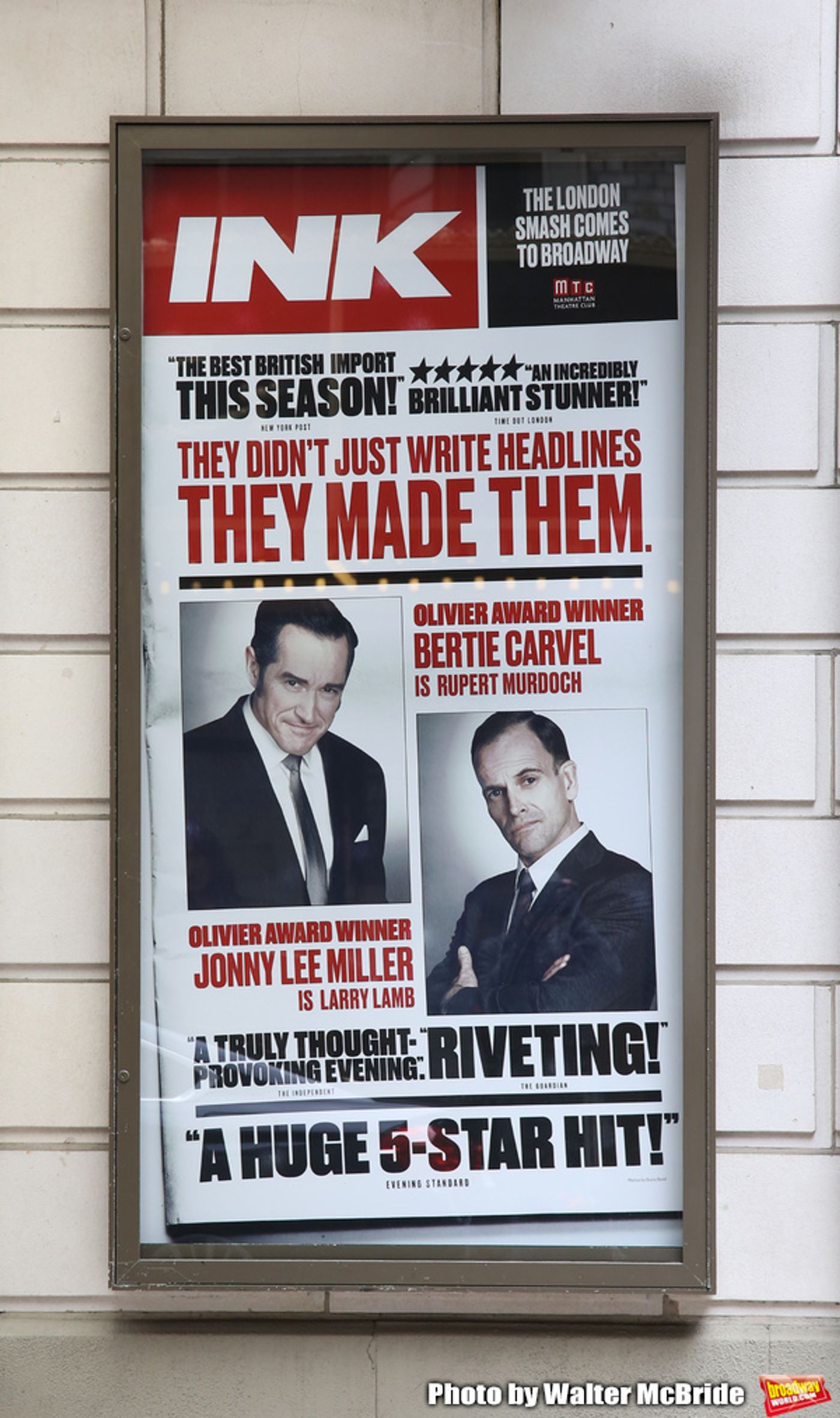 Up on the Marquee: INK Arrives on Broadway  Image