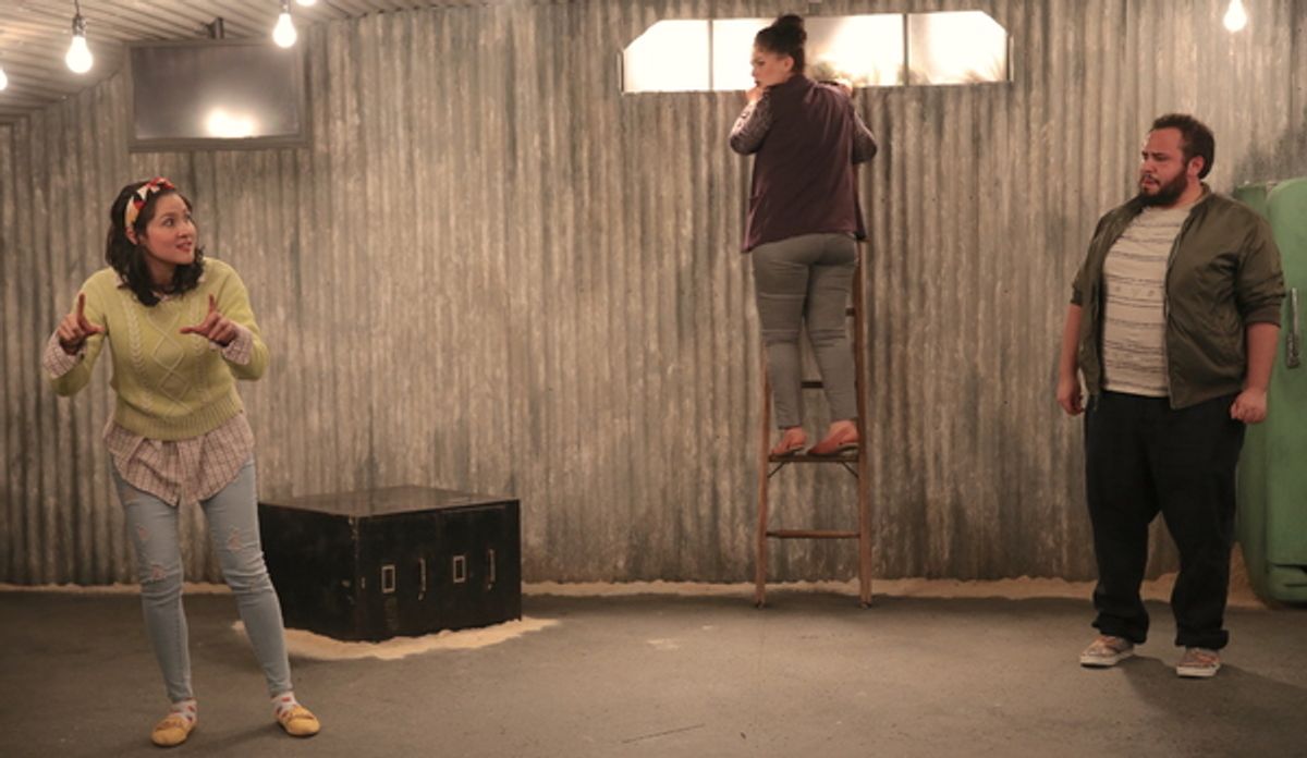 Danielle Alonzo, Elizabeth Ramos, and Maki Borden at 