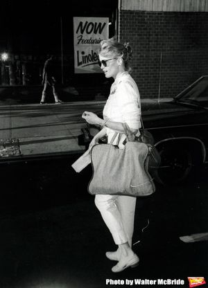 Jessica Lange on the set filming TOOTSIE on June 9, 1982 in New York City.
 Photo