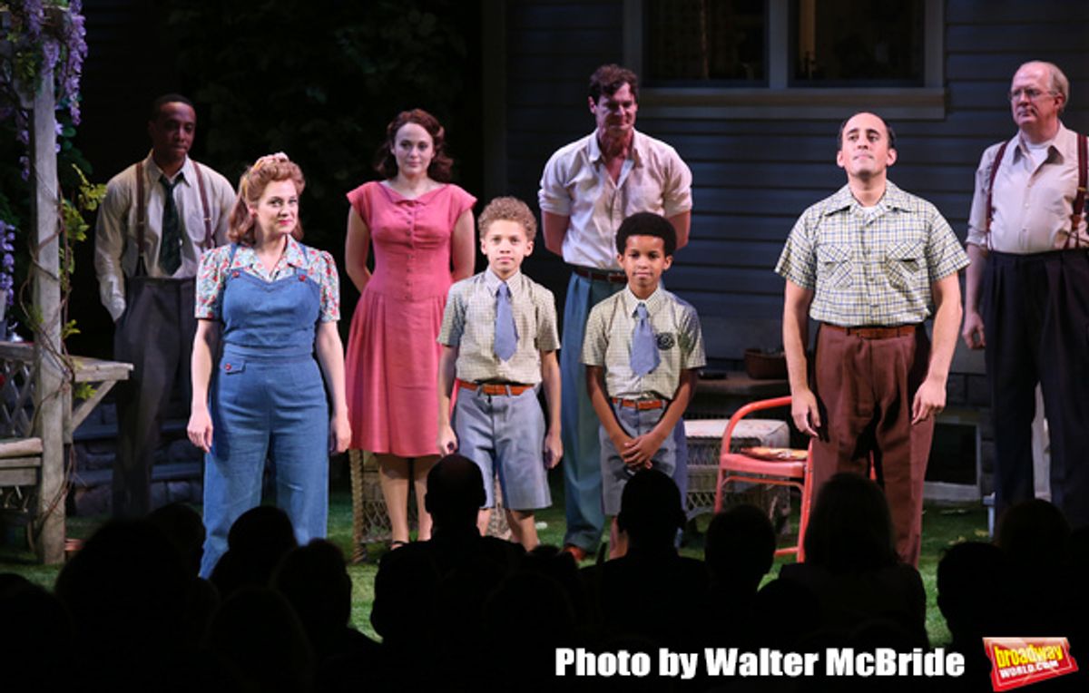 Hampton Fluker, Jenni Barber, Francesca Carpanini, Alexander Bello, Monte Green, Benjamin Walker, Nehal Joshi and Tracy Letts at 