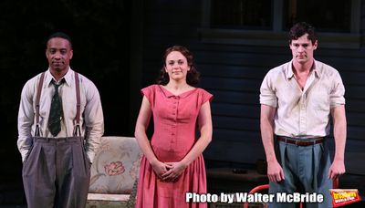 Hampton Fluker, Francesca Carpanini and Benjamin Walker Photo