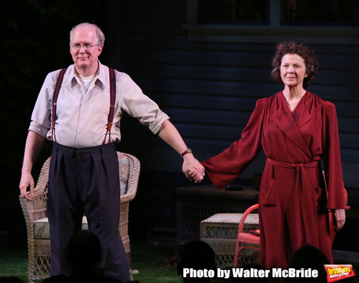 Tracy Letts and Annette Bening  at 