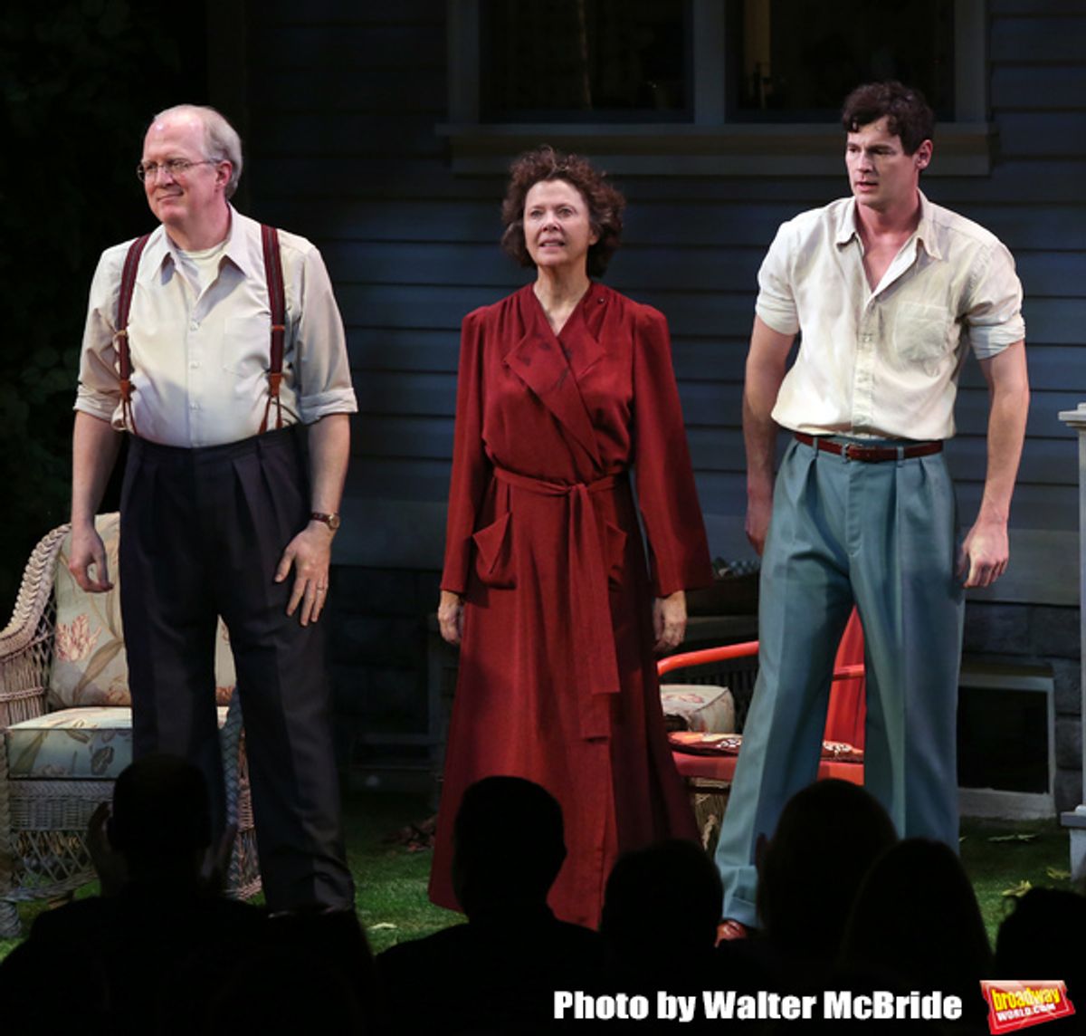 Tracy Letts, Annette Bening and Benjamin Walker at 