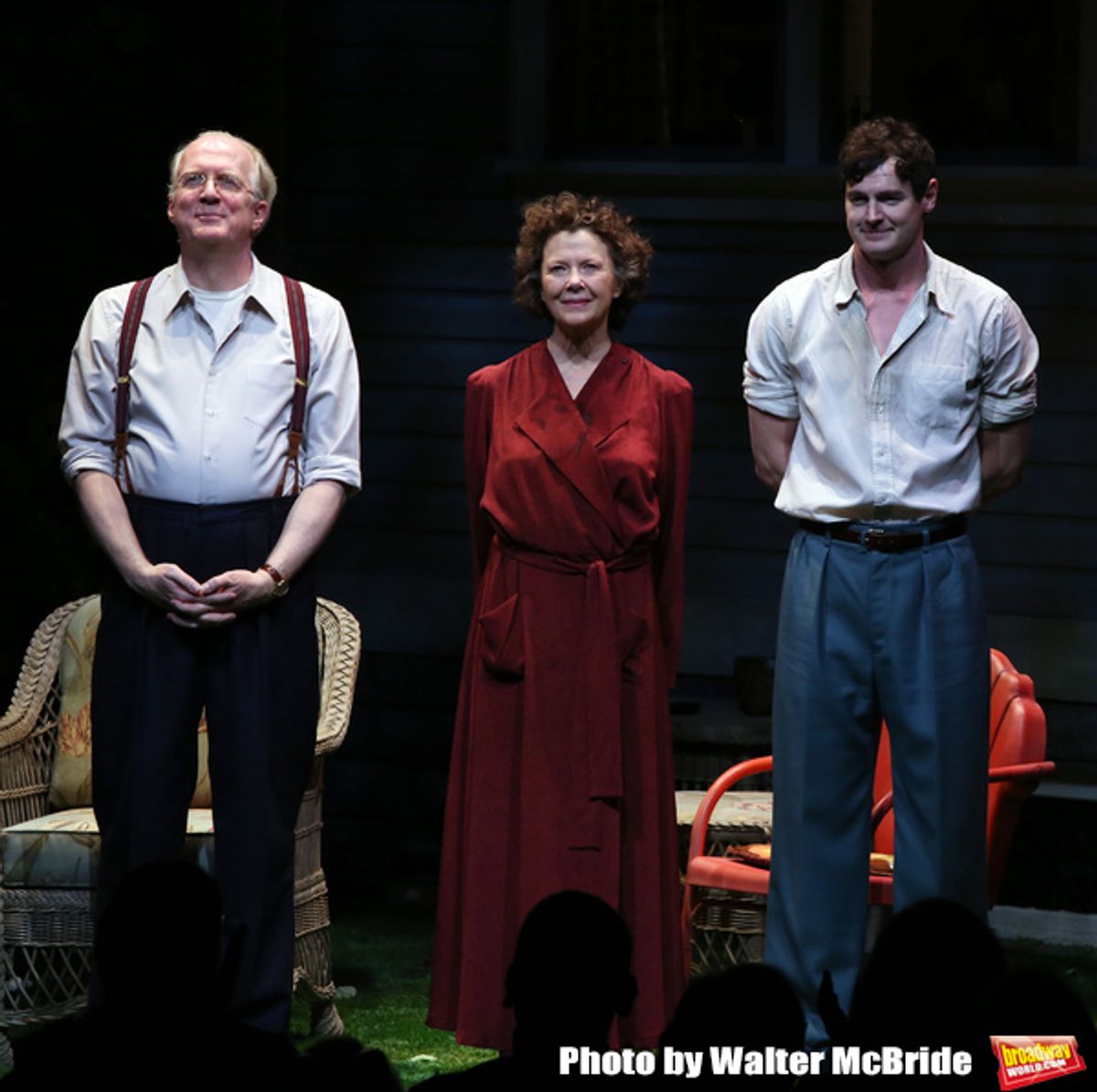 Tracy Letts, Annette Bening and Benjamin Walker at 