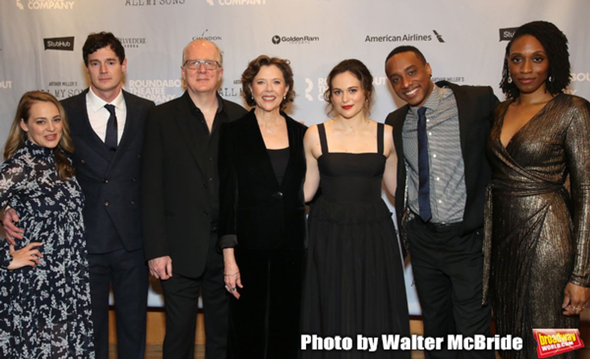 Jenni Barber, Benjamin Walker, Tracy Letts, Annette Bening, Francesca Carpanini, Hampton Fluker and Chinasa Ogbuagu  at 