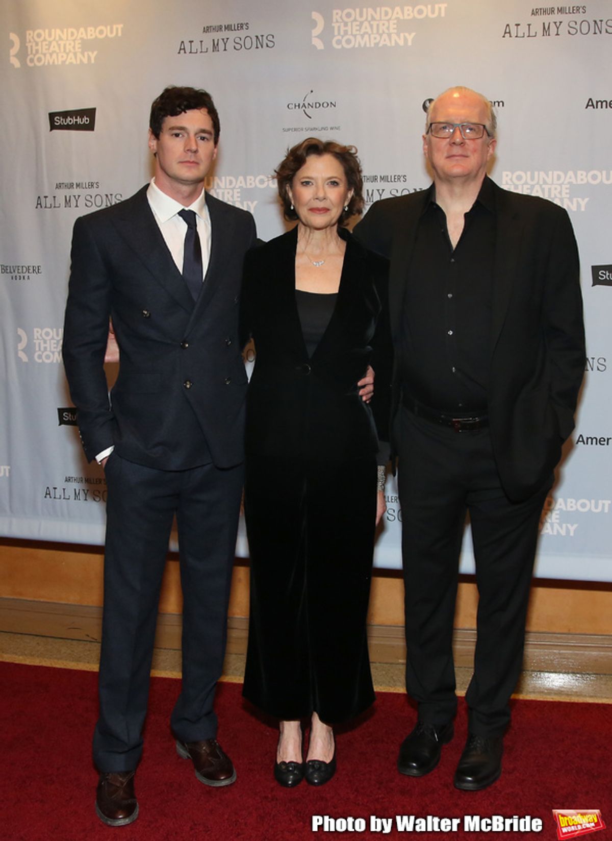 Benjamin Walker, Annette Bening and Tracy Letts  at 