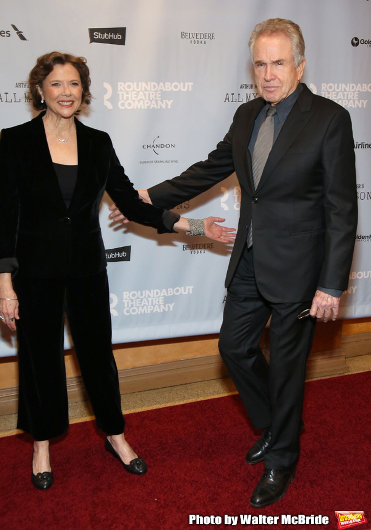 Annette Bening and Warren Beatty at 