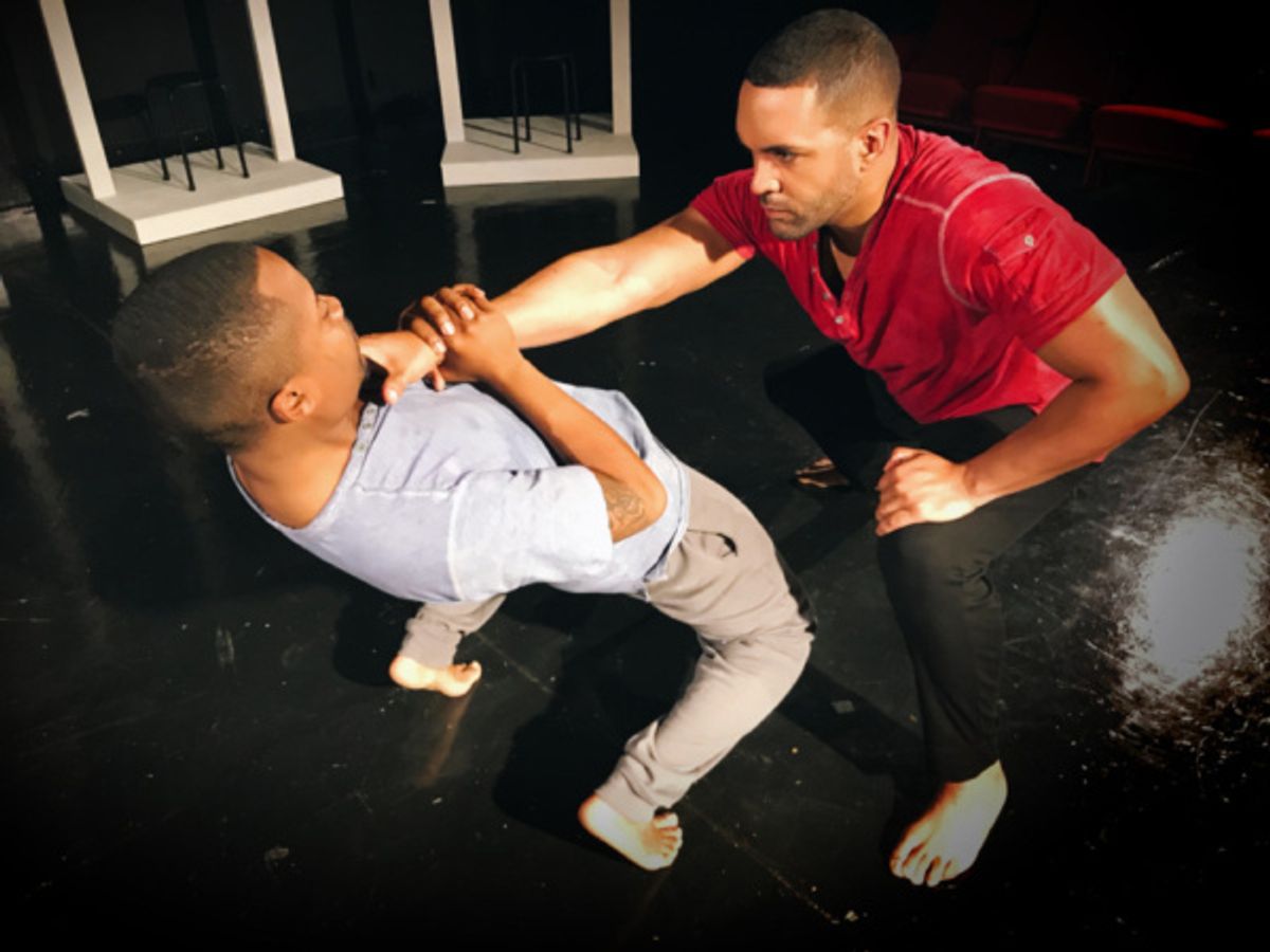 Slave capture: Jeremian Gray and Gregory Malonson in FOR COLORED BOYZ  at 