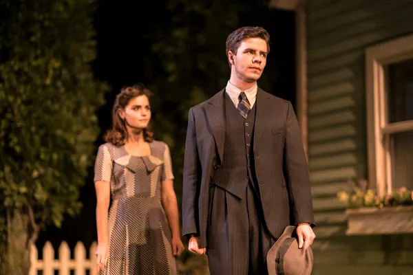 Jenna Coleman (Ann Deever) and Oliver Johnstone (George Deever)  Photo