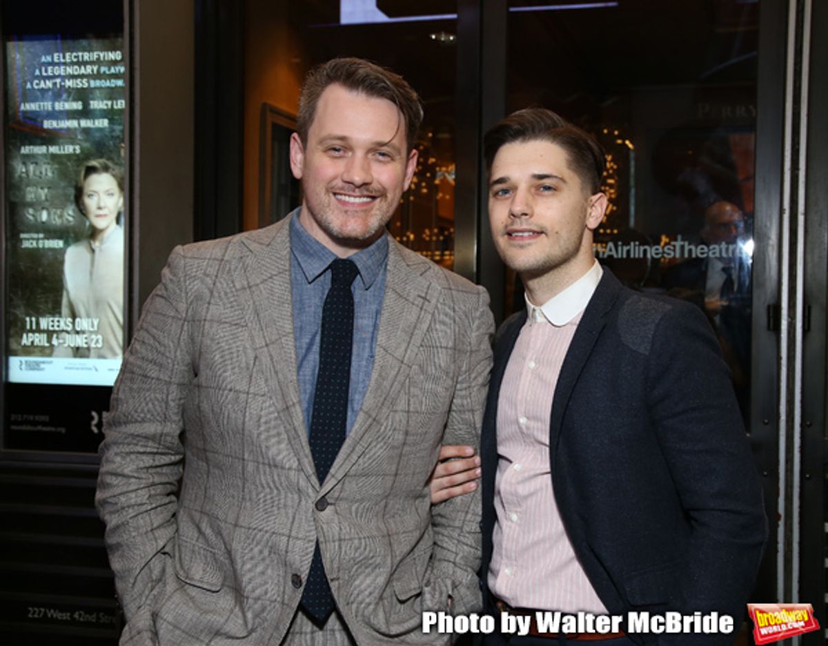 Michael arden and Andy Mientus at 