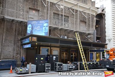 Theatre Marquee unveiling for "Frankie and Johnny in the Clair de Lune" starring Audr Photo