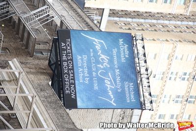 Theatre Marquee unveiling for "Frankie and Johnny in the Clair de Lune" starring Audr Photo