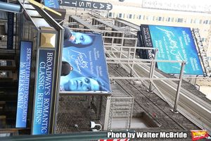 Theatre Marquee unveiling for "Frankie and Johnny in the Clair de Lune" starring Audra McDonald and Michael Shannon at the Broadhurst Theatre on April 22, 2019 in New York City. @ BroadwayWorld Theatre Marquee unveiling for "Frankie and Johnny in the Clair de Lune" starring Audr Photo