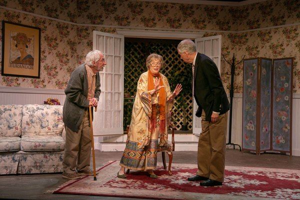 Ron Malyszka (Wilf), Jody Bayer (Cissy), Timothy Breslin (Reggie) Photo