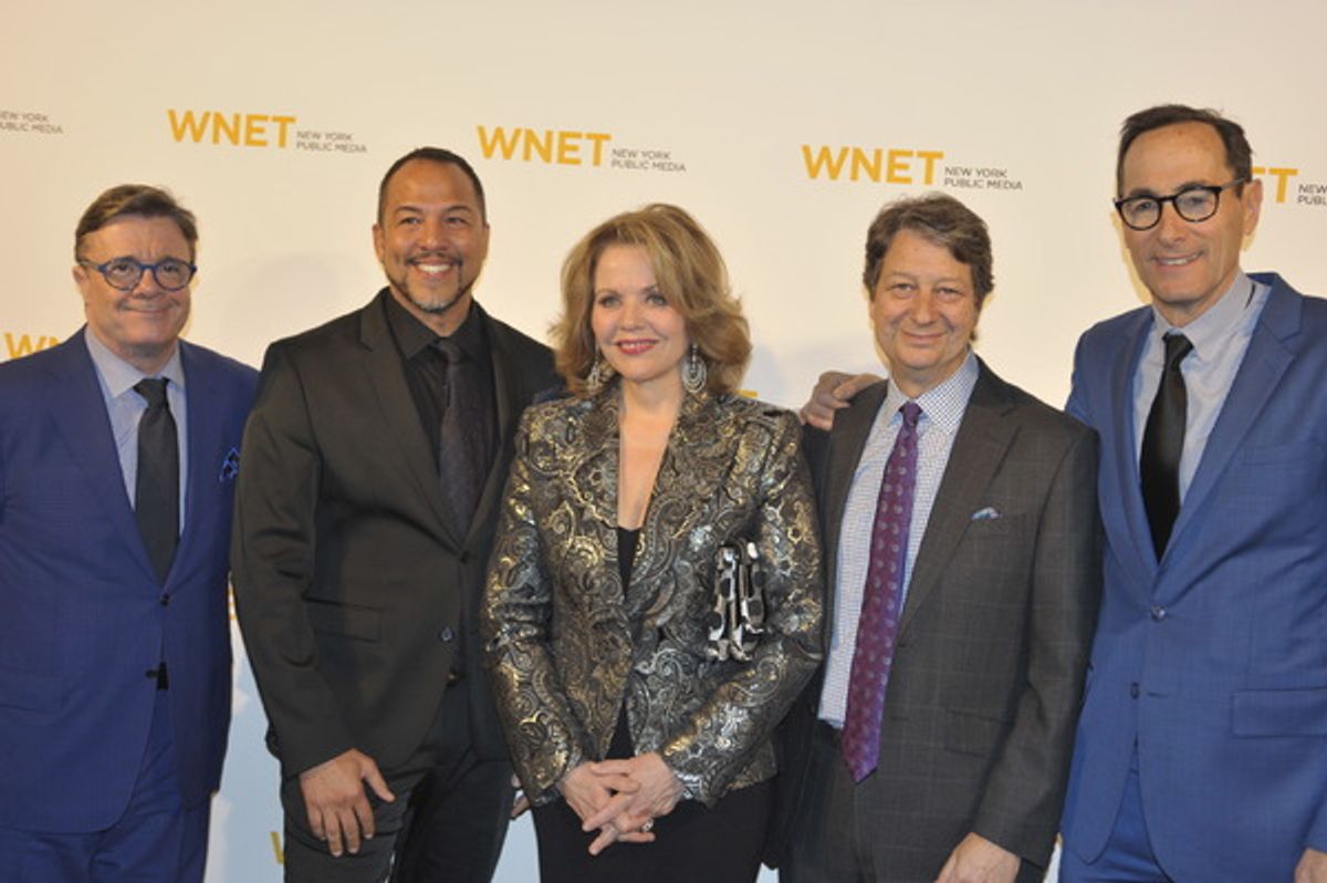 Nathan Lane, Eduardo Vilaro, Renee Fleming, Neal Shapiro, Josh Sapan at 