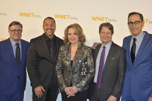 Nathan Lane, Eduardo Vilaro, Renee Fleming, Neal Shapiro, Josh Sapan Photo