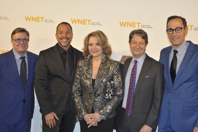 Nathan Lane, Eduardo Vilaro, Renee Fleming, Neal Shapiro, Josh Sapan Photo