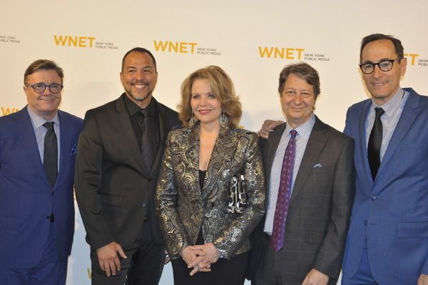 Nathan Lane, Eduardo Vilaro, Renee Fleming, Neal Shapiro, Josh Sapan Photo