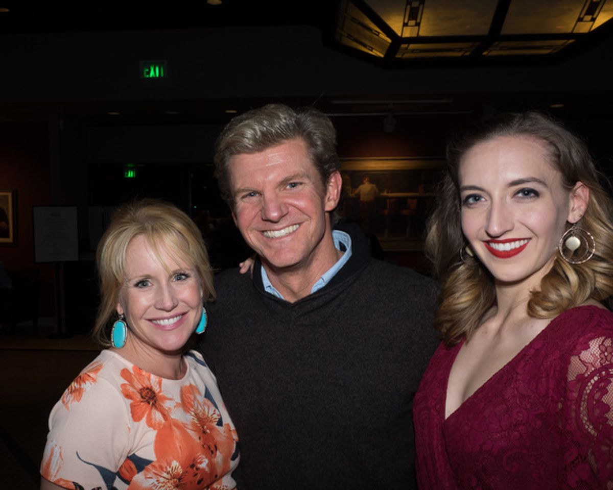 Erika Whalen, Brent Schindele, and Maggie Darago at 