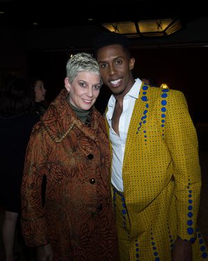 Patricia Ward Kelly and Brandon Burks @ BroadwayWorld Patricia Ward Kelly and Brandon Burks Photo