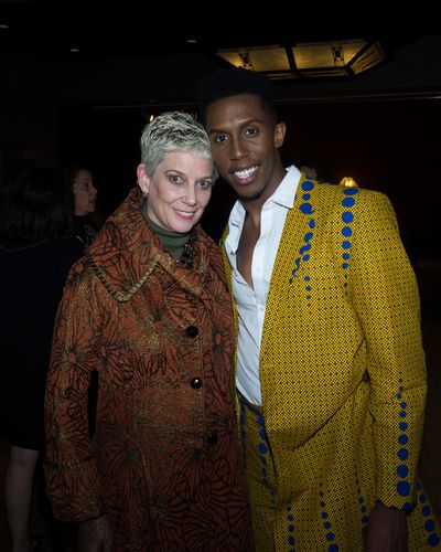 Patricia Ward Kelly and Brandon Burks Photo