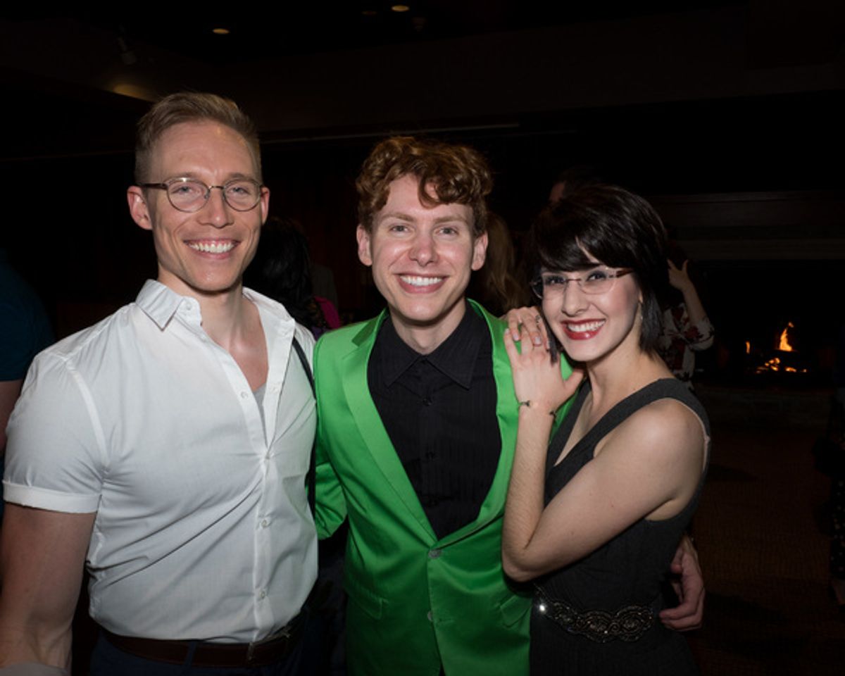 Ethan Daniel Corbett, Bruce Merkle, and Carlin Castellano at 