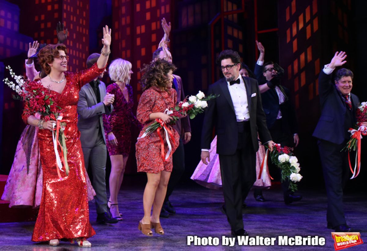 Santino Fontana, Sarah Stiles, Reg Rogers and Michael McGrath at 