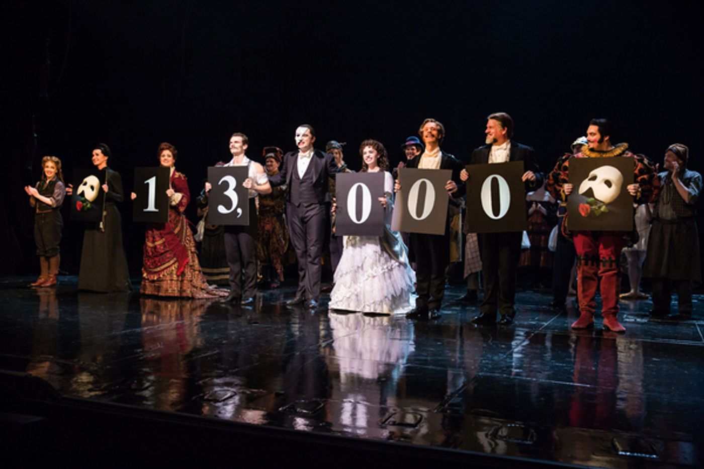 Photo Flash: THE PHANTOM OF THE OPERA Celebrates 13,000 Performances on Broadway  Image