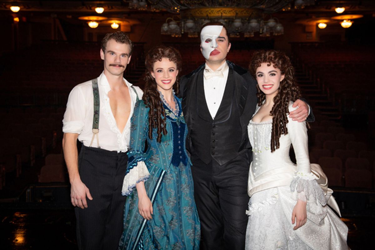 Jay Armstrong Johnson, Eryn LeCroy, Ben Crawford & Kaley Ann Voorhees at 